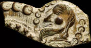 ANTIQUES Belt buckle Mascara de Madrid (special for carnival party) - 14x29 mm -