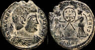 Roman Empire Magnentius - VICT DD NN AVG ET CAES, Trier - 22 mm / 5.10 gr. -