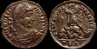 Roman Empire Constantius II Follis - FEL TEMP REPARATIO, Thessalonica - 23 mm / 4.15 gr. -