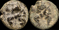 IBERIAN PUNIC REPUBLICAN  Ancient Hispania - Ebusus (Ibiza) Ae 1/8 Calco - 10 mm / 1.04 gr. VF