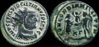 Roman Empire  Diocletian - CONCORDIA MILITVM - 21 mm / 3.30 gr. ss 34.68 £  +  6.94 £ shipping