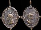 RELIGIOUS MEDALS Religious medal XVI-XVII centuries, Salvator Mundis - 27x18 mm. -