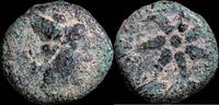 IBERIAN PUNIC REPUBLICAN Ancient Hispania - Malaca (Malaga) Ae Sextant - 13 mm / 2.32 gr. -