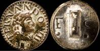 MILITARY BUTTONS Monarchist Button Ferdinan VII (countermark castle) - 14 mm. -