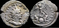 Roman Empire Gallienus Antoninianus -VICT GERMANICA - 22 mm / 3.09 gr. -
