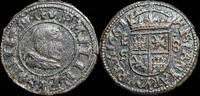SPANISH MONARCHY 1661, 8 Maravedis Philip IV, Segovia Mint - 20 mm / 2,48 gr. -