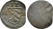 Nürnberg Stadt: Einseitiger Kipper 2 Pfennig -