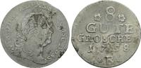 Anhalt Bernburg: 8 Gute Groschen Kriegsprägung Victor Friedrich, 1721-65: -
