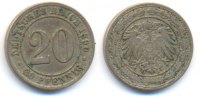 Kaiserreich: Kleinmünzen. 20 Pfennig -