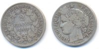 Frankreich: 3. Republik. 1870-1940. 2 Francs -
