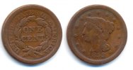 USA: 1 Cent 1853 ss 21.67 £  +  4.33 £ shipping