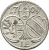 Salzburg Erzbistum: Einseitiger 1/2 Kreuzer Johann Ernst, 1687-1709: -