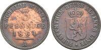 Reuss ältere Linie: 3 Pfennig heinrich XXII, 1859-1902: -
