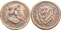 Pfalz alte Kurlinie: Bronzemedaille Ruprecht I. der Rote, 1353-1390: -