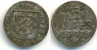 Trier Erzbistum 1/2 Petermengen ( 1/2 Albus ) 1704 -