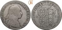 Italien Neapel und Sizilien: Piastra zu 120 Grani Neapel Ferdinand IV., 1759-1799: -