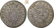 1/12 Taler Aschaffenburg 1692 CB Mainz Bistum: Anselm Franz von Ingelheim, 1679-1695: f.vz Schrötlingsfehler