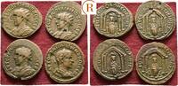 Antike: Römische Provinzialprägung: AE 25. Lot 4 Stück Philipp I, 244-249: -