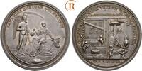 Silbermedaille auf den Frieden zu Aachen 1748 Aachen Stadt:  vz