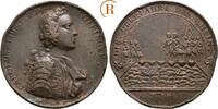 Bronzemedaille 1744 Habsburg: Maria Theresia, 1740-1780: ss Randfehler