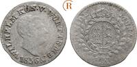 Württemberg: 1 Kreuzer Wilhelm I, 1816-1864: -