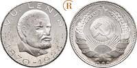 Russland: Versilberte Bronzemedaille auf Lenin -