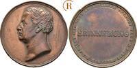 Preussen: Bronzemedaille von Brandt, a.s. Tod Friedrich Wilhelm III, 1797-1840: -