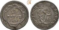 1 Kreuzer 1751 BC Baden Durlach: Karl Friedrich, 1738-1806: f.vz Patina, Schrötlingsfehler