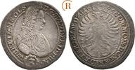 Schlesien Württemberg Öls: 3 Kreuzer Sylvius Friedrich, 1644-1697: -