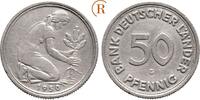 50 Pfennig BANK DEUTSCHER LÄNDER 1950 G BRD:  ss, kl. Kratzer