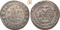 Sachsen: 1/12 Taler Leipzig Johann Georg IV, 1691-1694: -