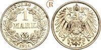 Kaiserreich Kleinmünzen 1 Mark 1914 A St 8.67 £  +  3.47 £ shipping