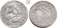 Habsburg: 3 Kreuzer Hall Erzherzog Ferdinand Karl, 1632-1662: -