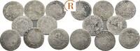 Habsburg: Lot 8 x 3 Kreuzer Ferdinand II, 1619-1637: -