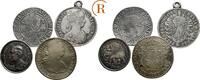 Schlick, Habsburg, Spanien, Thailand ?: Lot 4 Münzen, alles Neuprägungen -