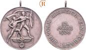 Drittes Reich: Versilberte Bronzemedaille Reichsparteitag -