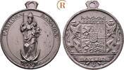 Bayern: Versilberte Bronzemedaille von Deschler -