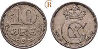 Dänemark: 10 Öre Christian X, 1912-1944: -