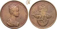 Habsburg: Bronzemedaille von J. D. Böhm, Krönung Kaiserin Ferdinand I, 1835-1848: -