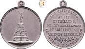 Freiburg Stadt: Zinnmedaille Enthüllung des Siegesdenkmals -