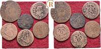 Habsburg: Lot 6 Stück zeitgenössische Fälschungen Leopold I, 1657-1705: -