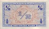 Deutschland 1/2 Halbe 0,50 DM Deutsche Mark 1948 Ro 230 aunc
