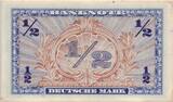 Deutschland 1/2 Halbe 0,50 DM Deutsche Mark 1948 Ro 230