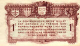 France / Frankreich Aveyron 1 Franc 1922 Annulé