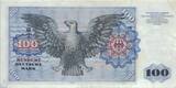 Deutschland 100 DM Deutsche Mark 1970 Ro 273a NA/G --- K2