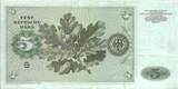 Deutschland 5 DM Deutsche Mark 1980 Ro 285b Y/A Replacement / Ersatznote (892)  ---K2