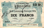 Frankreich  France / Frankreich Marcq-en-Ostrevent 10 Francs 1915 Annulé  78.03 £  +  4.64 £ shipping