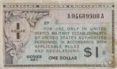 USA Vereinigte Staaten 1 Dollar 1946 PM 15 Series 461 Plate 27 PMC  26.01 £  +  4.64 £ shipping