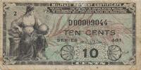 USA Vereinigte Staaten 10 Cents 1951 PM 23r Replacement Series 481 Plate... 69.36 £  +  4.64 £ shipping