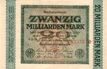 Deutschland 20 Milliarden Mark 1923 Ro 115b FZ:ND BZ:9 8er Stern ohne Pu... 260.09 £  +  8.11 £ shipping